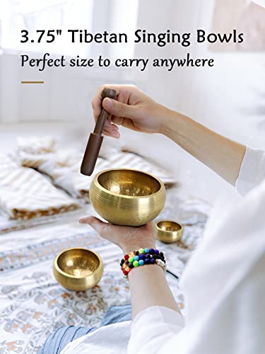 Agsnilove Tibetan Singing Bowl Sound Healing Bowls 3.75\
