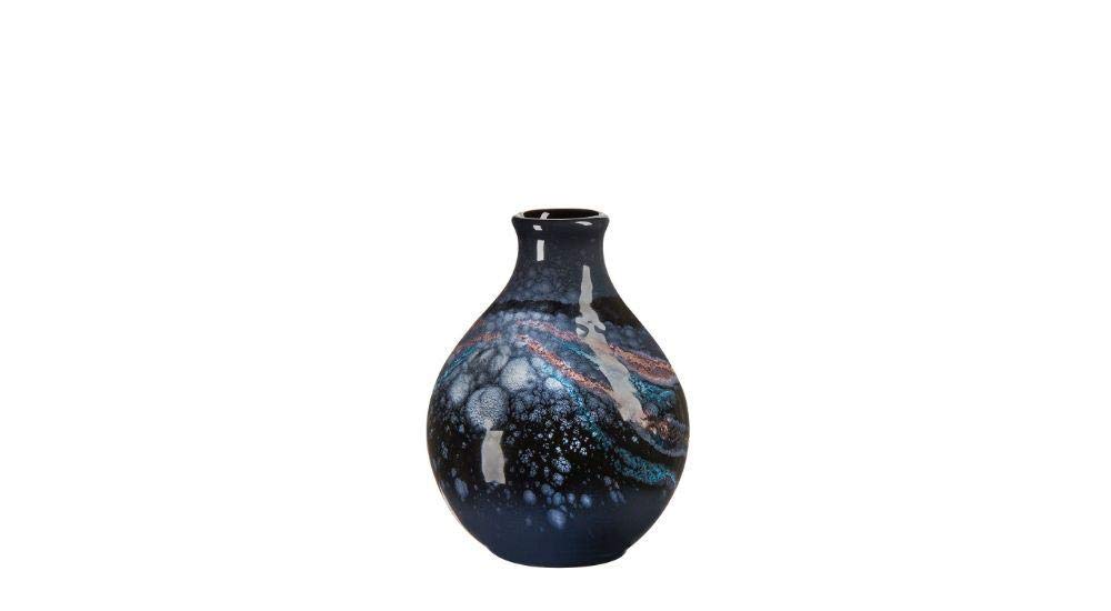 Poole Pottery Celestial Bud Vase - Contrasting & Contemporary - Hand Crafted from English Earthenware Clay - Striking Statement Pieces - Office, Living Room, Dining Room Decoration - Gift Boxed