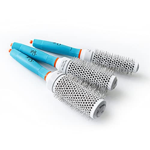 Light weight, Easy Grip Small 1” inch Round Hair Brush, Fast Drying