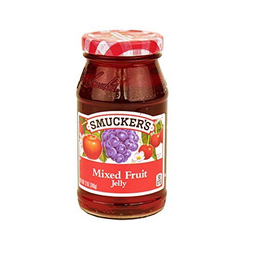 Smucker's Mixed Fruit Jelly Spread, Blend of Apple, Grape, and Cherry