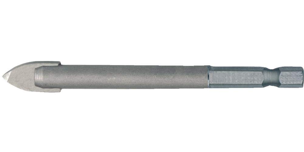 Heller 50096 "Ceramic Master" Glass and Tile Drill Bit, Silver, 8 x 85 mm