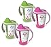 BPA-Free Grow with Me 6 oz. Training Cup, 4 Count, Girl