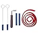 Timiy 6Pcs Professional Piano Tuning Fixing Tool Kit Hammer Lever and Mute Kit
