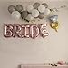 FECEDY Rose Gold Bride Aluminum Foil Balloons for Wedding Engagement Bachelorette Party Decorations 16