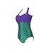 Lora Dew(TM) Women's One Piece Swimsuit Mermaid Bikini Plus Size Padded Monokini ,Purple ,XXX-Large