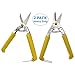 2 Pack of 8 Inch Heavy Duty Multi-Purpose Scissors,Electrician Scissors,Snip Utility Shear,Kitchen Garden Shears,For Cutting Branches,Optical Fiber Wire Fabric Leather,Dressmaking,Gardening