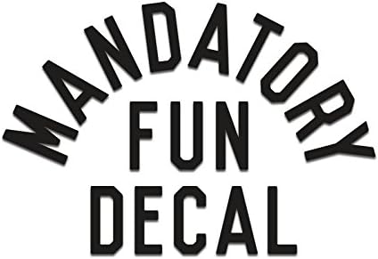 Mandatory Fun Decal (Black, 5-Pack (Save 10%))