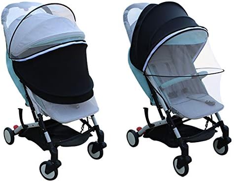 Mosquito Sunshade Net for Stroller 2in1 Perfect Bug Universal Cover for Strollers, Pushchair, Bassinets, Cradles
