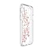 Speck Products Presidio Clear + Print Case for iPhone XS/iPhone X, Goldenblossoms Pink/Clear
