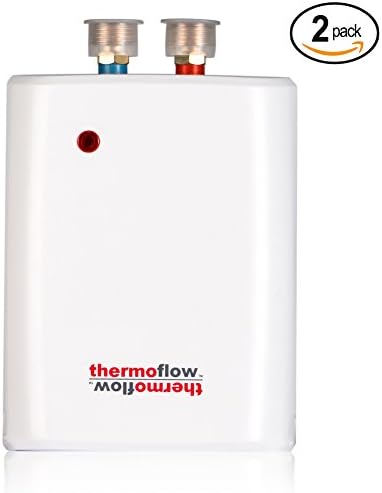 Thermoflow Elex 5.5 Tankless Water Heater Electric for Wash Basins &amp; Utility Sinks, 5.5kW at 240 Volts（Pack of 2