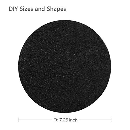 ENLOY Activated Carbon Compost Bin Filter Refill Pack, 4 Packs Odor Absorbing Charcoal Filters (7.25 Inches Diameter) - Thumbnail 5
