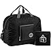 WANDF Small Cabin Bag 40x20x25 for Ryanair Airlines Underseat Travel Bag Water-Resistant Hand Luggage Bag Holdall Bag Weekend Overnight Bag for Women Men, 20l Black-301, 20L