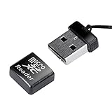 Mchoice MINI Super Speed USB 2.0 Micro SD/SDXC TF Card Reader Adapter (Black)