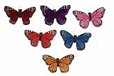 Artificial Feather Butterflies 3 Inch 24 Pieces New BF784 X 24