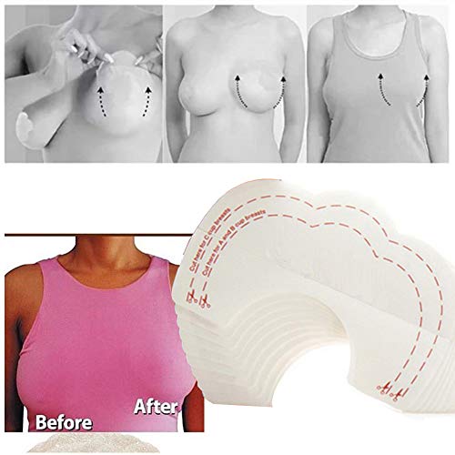 Superwin Breast Lifting Sticker Invisible Tape Bra Push up Sticker Breast Nipple Cover Paste Tape 50 Pcs