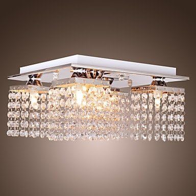 RayShop - Beaded Ceiling Light with 5 lights in Crystal ( Voltage : 220-240V )