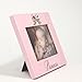 Lawrence Frames Wash Princess Picture Frame Bow Ornament, 6 by 4-Inch, Pink