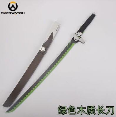 OW genji sword with sheath weapon Cosplay Prop - Image 4
