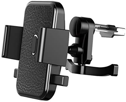 LINAN Car Silicone Suction Cup Mobile Phone Holder Air Outlet Type Gravity Mobile Phone Holder Car Mobile Phone Creative Navigation Frame (Color : Black, Edition : Suction cup type 5960)