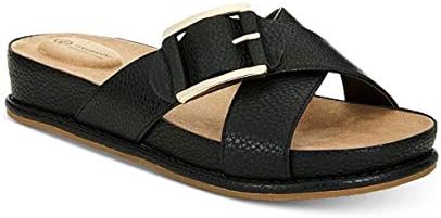Giani Bernini Womens Balii Open Toe Casual Slide Sandals, Black, Size 6.5 US / 4.5 UK US