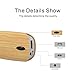 Power Bank，Anguo 5000mAh Ultra Compact Power Bank Portable Charger Powerbank External Battery Charger for iPhone7 Plus 6s 6 Plus, iPad, Samsung Galaxy, Nexus, HTC and More - Wood Grain