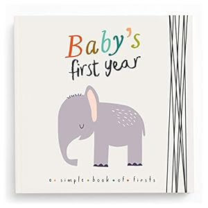 Lucy Darling Little Animal Baby Memory Book – First Year Journal Album To Capture Precious Moments – Milestone Keepsake…