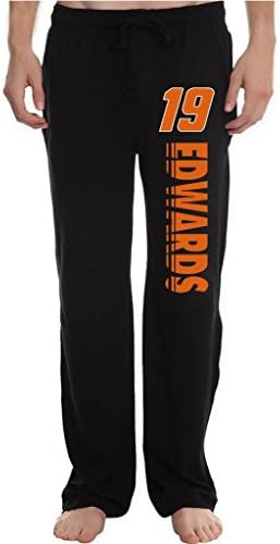 XIJXIN Men's CARL EDWARDS Running Workout Sweatpants Pants XL Black