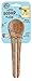 Talisman Designs Get Real Solid Beechwood Coffee Scoop/Clip, Nature Design