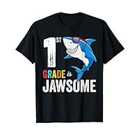 First Grade Boys Girls JawSome Shark First Day of School T-Shirt