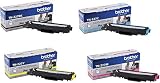 Brother TN227 4 High Yield Color Toner Set (BK/C/M/Y) (1) TN227BK, (1) TN227C, (1) TN227M, (1) TN227Y