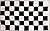 Checkered Nascar Racing Flag 3'x5' feet Black White
