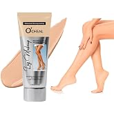O&rsquo;CHEAL Waterproof Leg Makeup Cream, No Transfer Tattoo Cover Up&amp;Scar Concealer, Long Lasting Body Foundation for Flawless Skin, Leg Varicose Vein Cover Up, Suitable All Skin Tones (Light Brown)