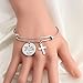 WUSUANED With God All Things are Possible Cross Charms Bracelet Religious Jewelry Inspirational Gift (with god cross bracelet)