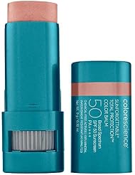 Colorescience Sunforgettable Total Protection Color Balm SPF 50, Mineral, Broad Spectrum, Buildable Lip & Cheek Color, Blush, 1 ct.