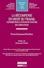 La  récompense en droit du travail