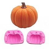 3D Pumpkin Silicone Mold - Mini Pumpkin Mold for Halloween Candy, Baking, Cake Decoration, Soap Making, Chocolate, Candle, Clay