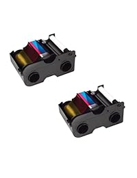 Fargo 45000 YMCKO Color   Lazos 2 Pack Bundle