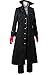 Ya-cos Persona 5 Protagonist Joker Cosplay Costume Coat Suit Jacket Outfit Top Attire Dress Up,Black,Large