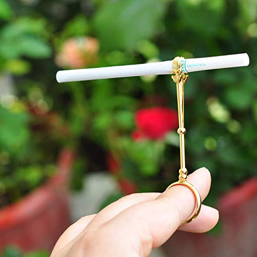 cigarette holder ring amazon 2Pcs Pocket Ashtray Pouch and 2Pcs Silicone Set, Fireproof Foil Ash Pouch Hang Cigarette Case Portable Odor free, Adjustable Finger Rings holder Clip for Gaming Or Office Use Silicone Cigarette Holder Ring |