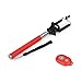 RuiLida Selfie Stick Monopod -Extendable Selfie Handheld Stick Monopod + Adjustable Phone Holder Mount + Bluetooth Wireless Remote Shutter for iPhone Samsung and other System Over IOS 6.0 and Android 4.2.2 Smartphones Red