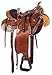 AceRugs Western Saddle 15 16 17 18 Hand Tooled Pleasure Trail Horse Saddle Premium Leather TACK Set (Chestnut, 17)thumb 3