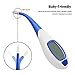Beyoung® Digital Thermometer, Fast Accurate Flexible Tip with Display Backlit, Fever Alarm by Color Changing Memory Function Waterproof for for Oral, Rectal, Axillary Armpit Underarm Body Temperature