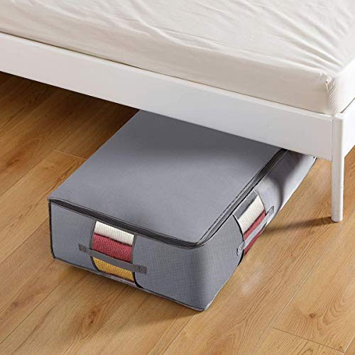 Extra Large Foldable Under Bed Storage Bags Containers [4 Pack]Large