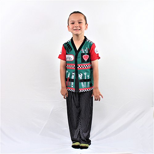 Jason Party Car Mechanic Costume 4-6 Years