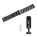 Lamshaw Stainless Steel Metal Replacement Straps for TicWatch Pro, S2, E2 - 22mm Black Solid Sports Fashion Watch Band