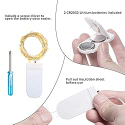 16 Pack 30 Led Fairy Lights Battery Operated String