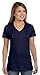 Hanes Ladies 4.5 oz. 100% Ringspun Cotton nano-T V-Neck T-Shirt
