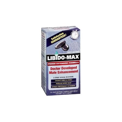 Libido-Max Male Enhancement 75 Soft Gels image
