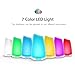 Homasy 100ml Essential Oil Diffuser Humidifier, Aromatherapy Diffuser with 7 Color Lights，4-6 Hours Working Time for Home, Office, Bedroom, Yoga Room