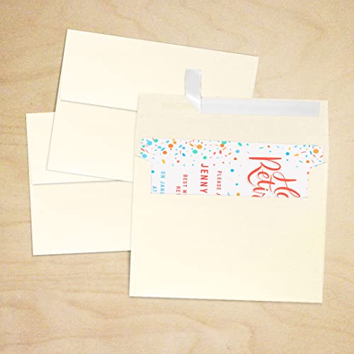 LUXPaper A7 Invitation Envelopes for 5 x 7 Cards in